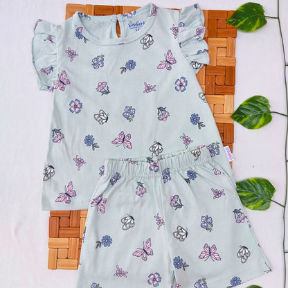 Frill Co-ord set - Butterfly Bloom