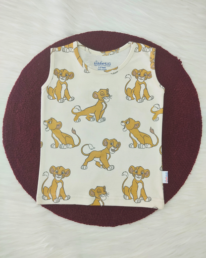 Sleeveless Top & shorts set - Little Simba