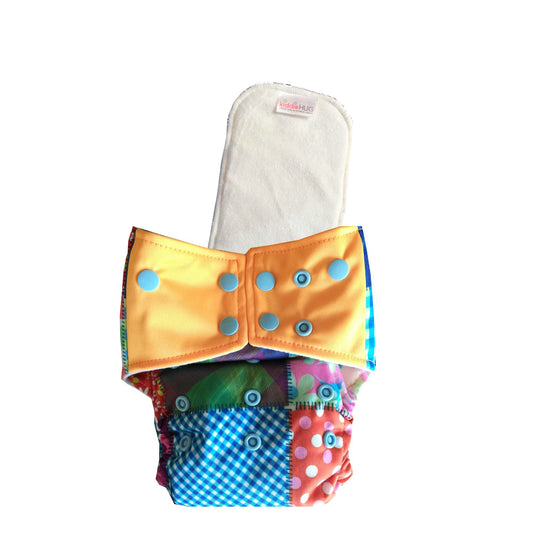 Freesize cloth diaper - Patterns (6kg-17kg) - Day and night usage