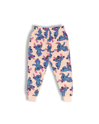 Printed Cotton Pyjama set - Peach Stitch