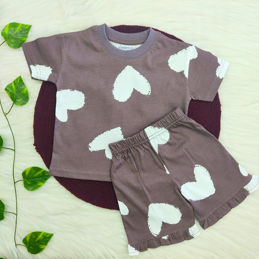 Co-ord set - Brown Heart