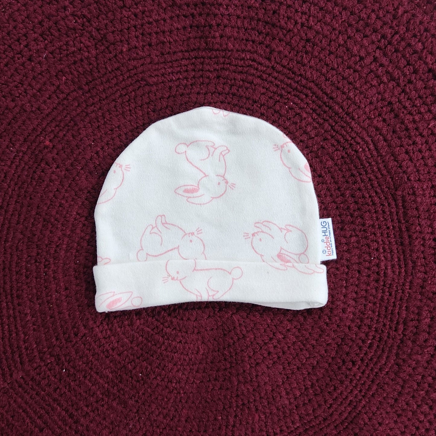 Cotton Cap-Mittens-Booties- Rabbit
