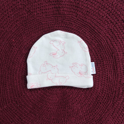 Cotton Cap-Mittens-Booties- Rabbit