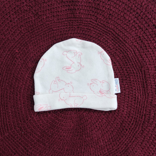 Cotton Cap-Mittens-Booties- Rabbit