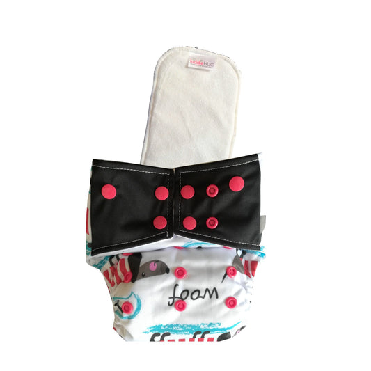 Freesize cloth diaper - Doggie Love (6kg-17kg) - Day and night usage
