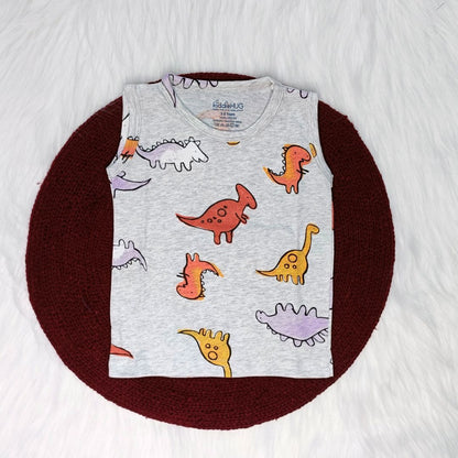 Sleeveless Top & Shorts set - Little dino