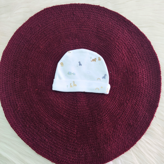 Cotton Cap-Mittens-Booties- Jungle Joy