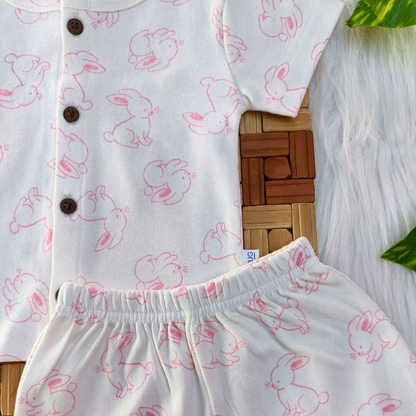 Sleeve Jabla + Shorts set - Rabbit