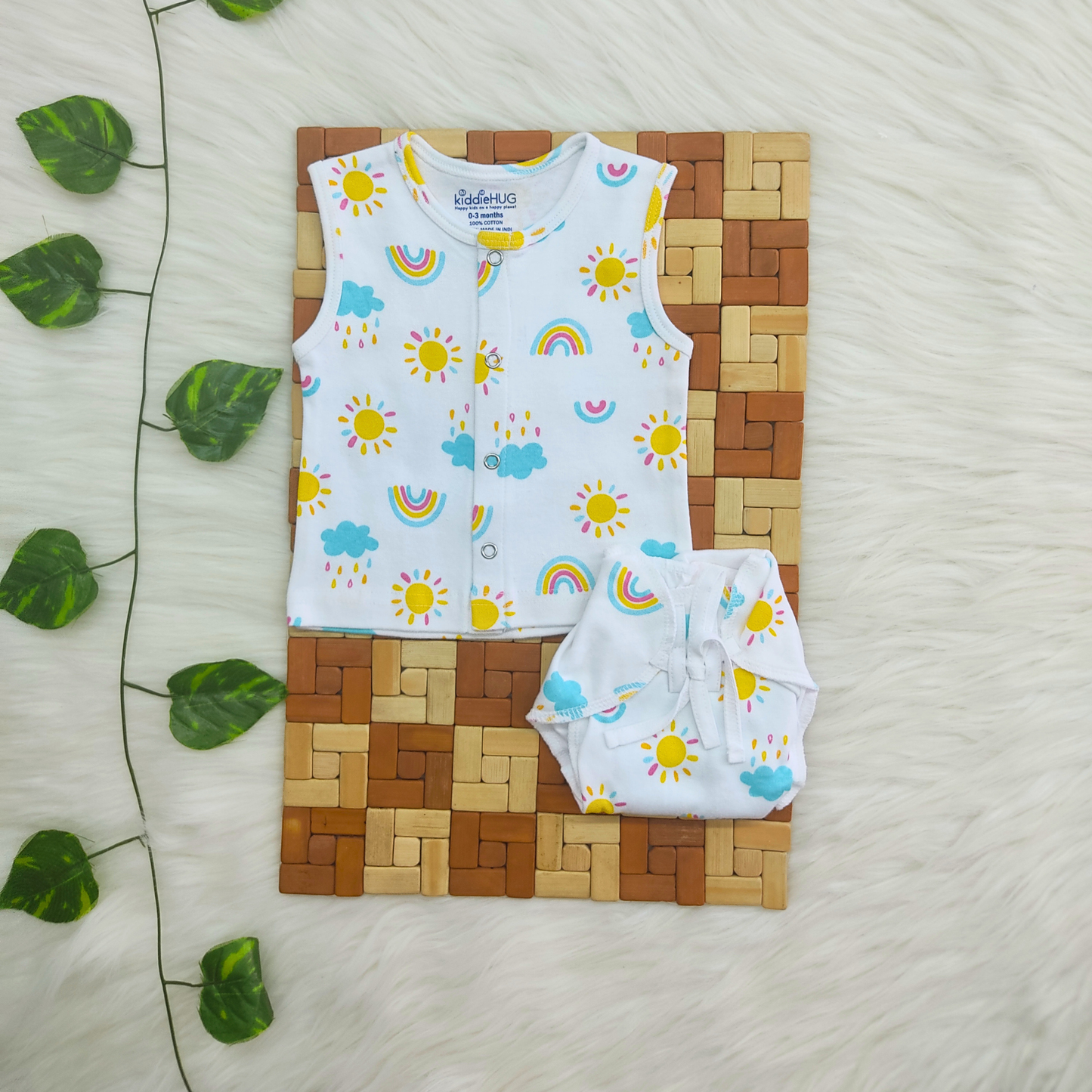 Jabla+Nappy Set Pack of 4 (0-3 months) Combo-1