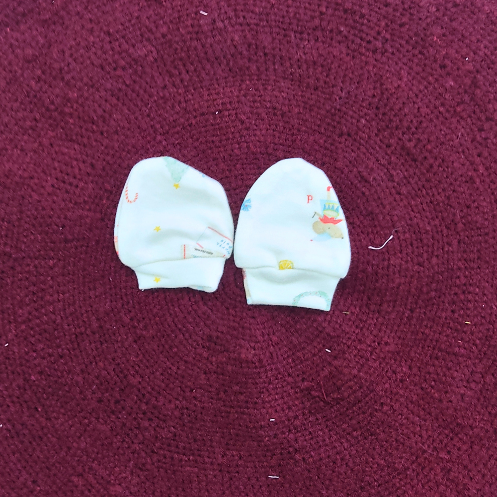 Cotton Cap-Mittens-Booties- Snow