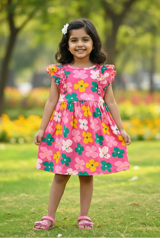 Comfy Frock - Tropical Bloom