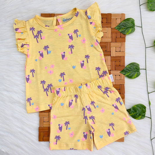 Frill Co-ord set - Sunny Palm