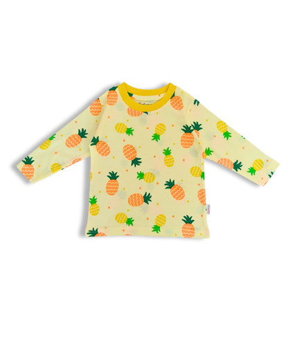 Printed Cotton Pyjama set - Pineapple