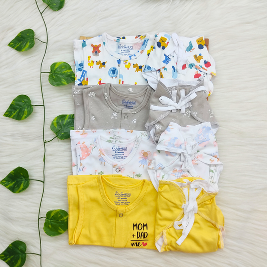 Jabla+Nappy Set Pack of 4 (0-3 months) Combo-23