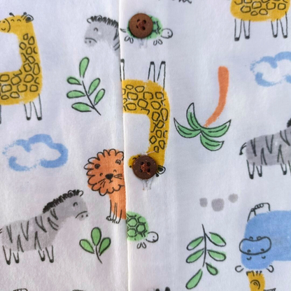 Sleeveless Jabla + Shorts set - Animals