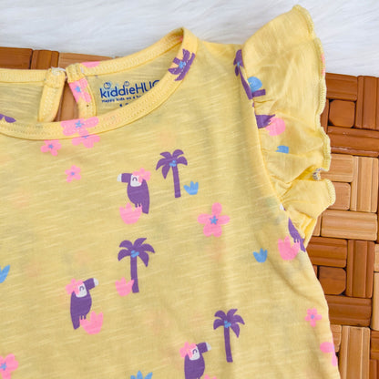 Frill Co-ord set - Sunny Palm