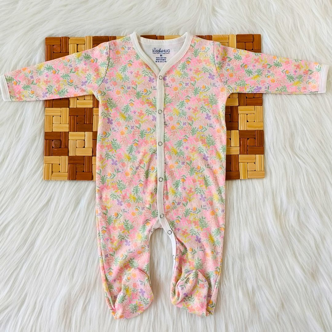 Full Romper with Footie (Blushes)