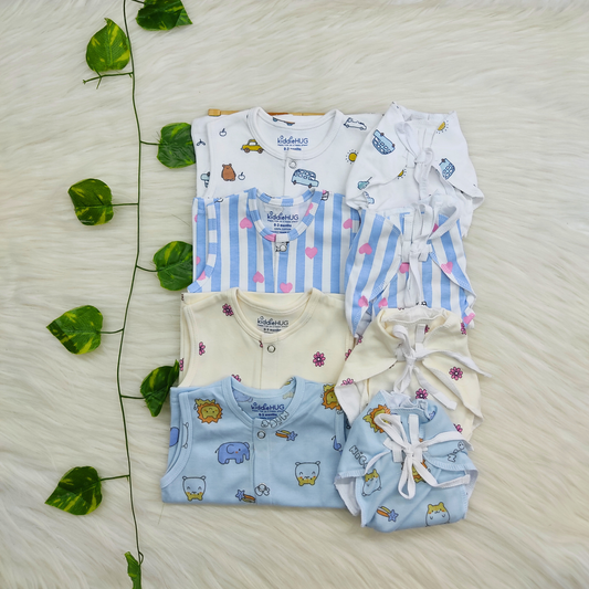 Jabla+Nappy Set Pack of 4 (0-3 months) Combo-8