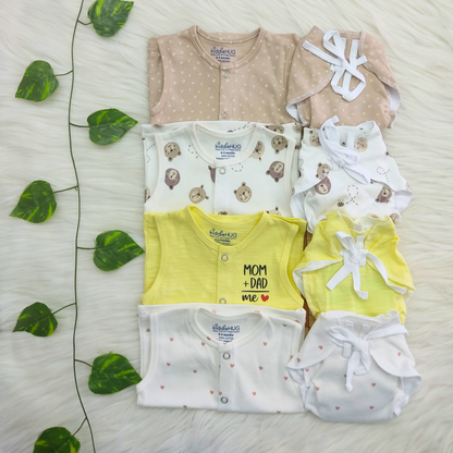 Jabla+Nappy Set Pack of 4 (0-3 months) Combo-4