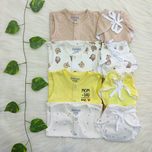 Jabla+Nappy Set Pack of 4 (0-3 months) Combo-4
