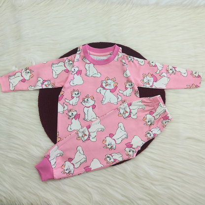 Printed Cotton Pyjama set - Kitty-Marie