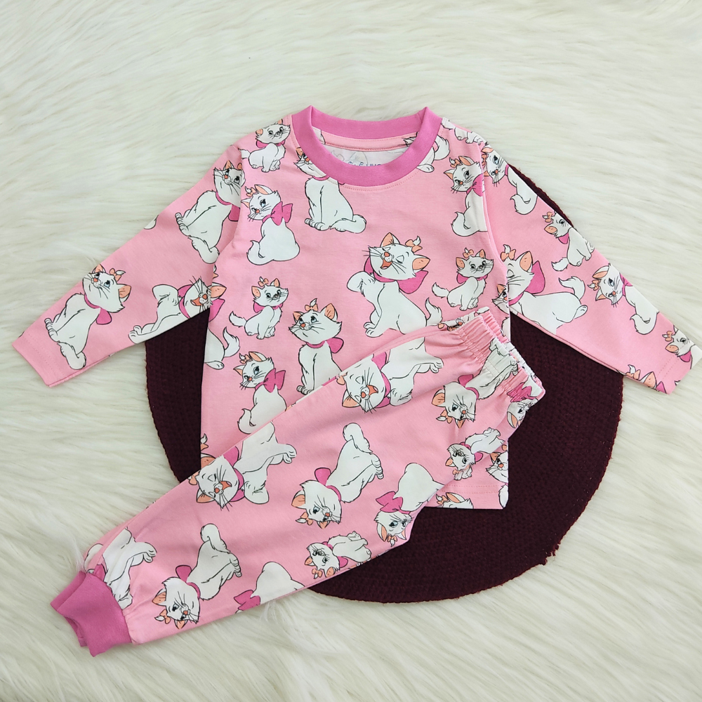 Printed Cotton Pyjama set - Kitty-Marie