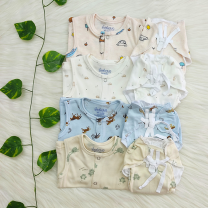 Jabla+Nappy Set Pack of 4 (0-3 months) Combo-11