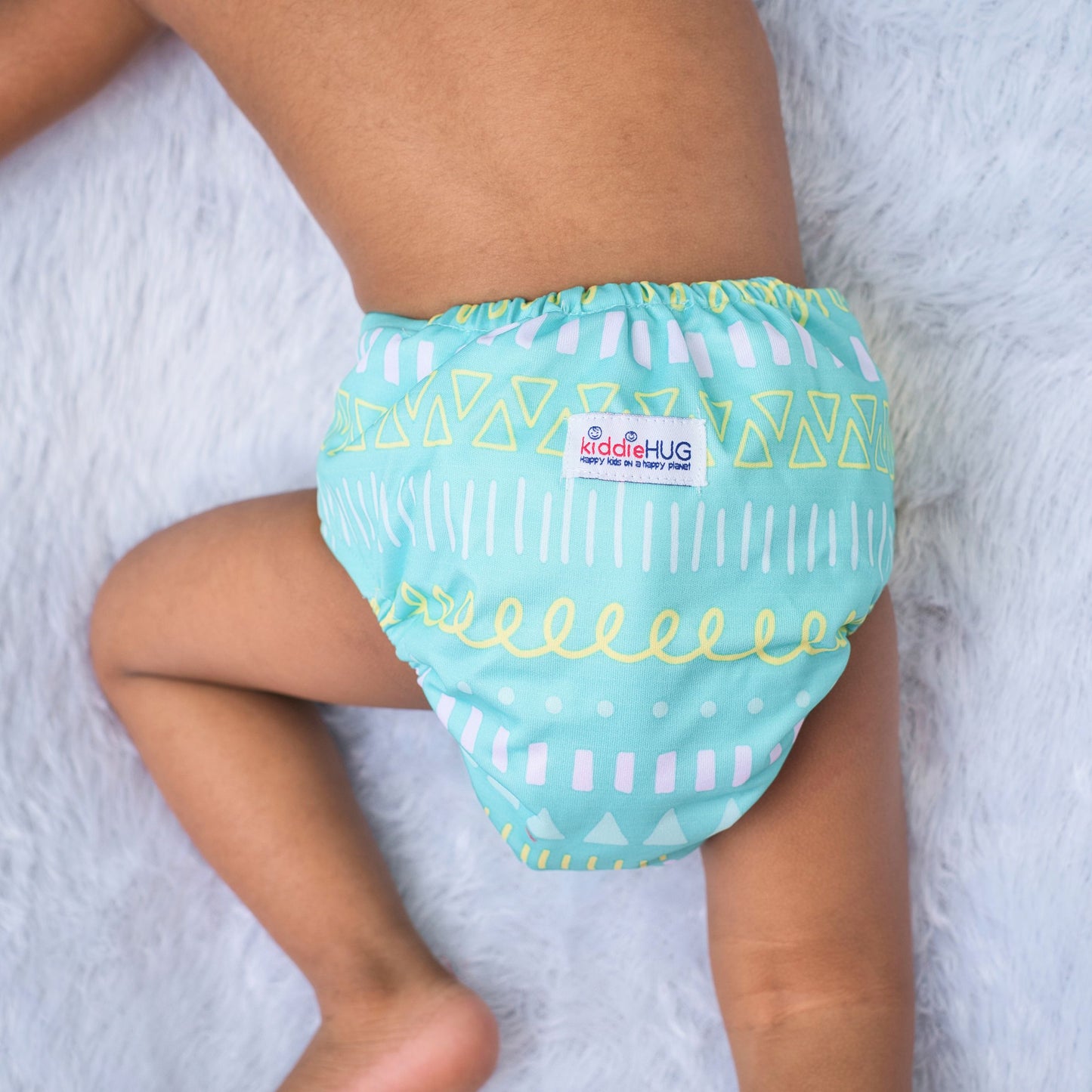 Freesize cloth diaper - Tribal art  (6kg-17kg) - Day and night usage