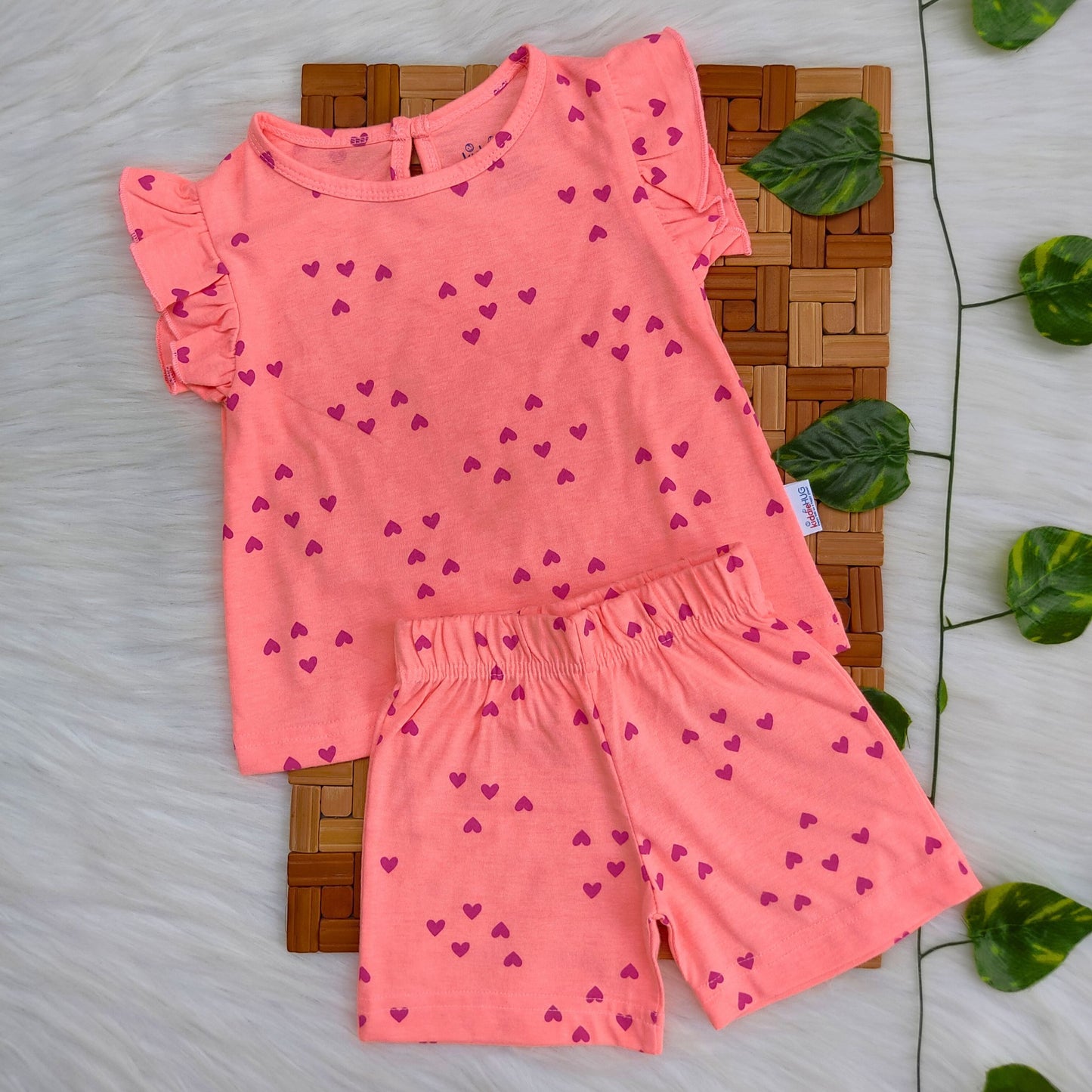 Frill Co-ord set - Candy Pink