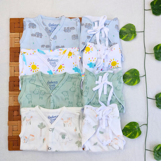 Jabla+Nappy Set Pack of 4 (0-3 months) Combo-2