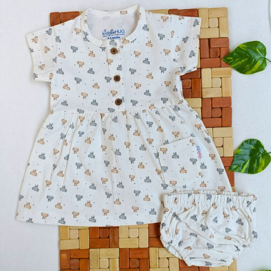 Sleeve Frock + Bloomer set - Jumbo