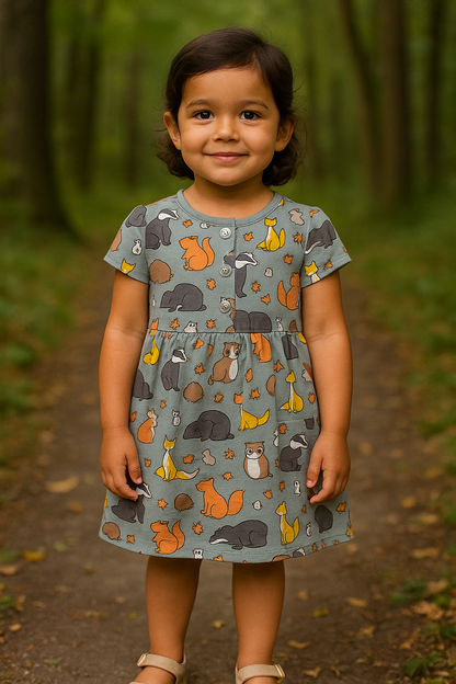 Comfy Frock - Forest Friends