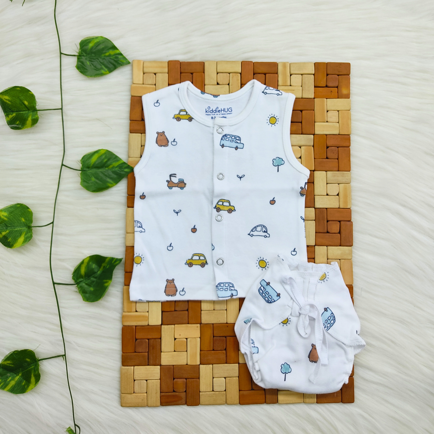 Jabla+Nappy Set Pack of 4 (0-3 months) Combo-8