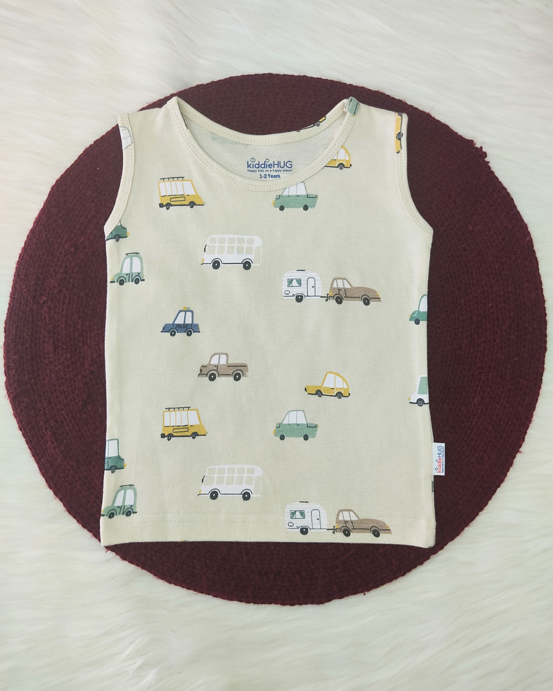Sleeveless Top & shorts set - Vehicles
