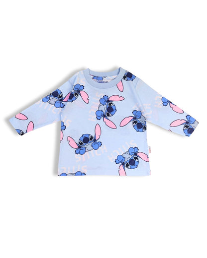 Printed Cotton Pyjama set - Blue Stitch