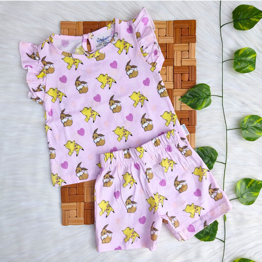 Frill Co-ord set - Pikachu