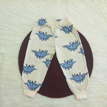 Printed Cotton Pyjama set - Dino Club