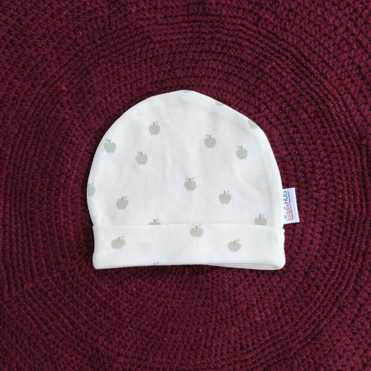 Cotton Cap-Mittens-Booties- Apples