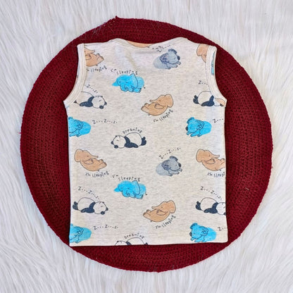 Sleeveless Top & Shorts set - Sleeping Panda