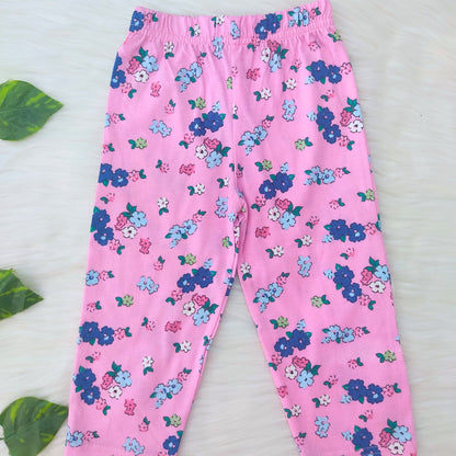 Frill sleeve top & Full pant set - Petal Pop