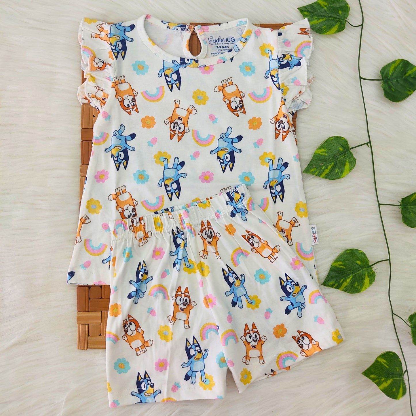 Frill Co-ord set - Frill Bluey