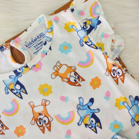 Frill Co-ord set - Frill Bluey