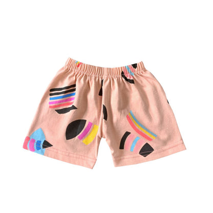 Sleeveless Top & Shorts set - Peach