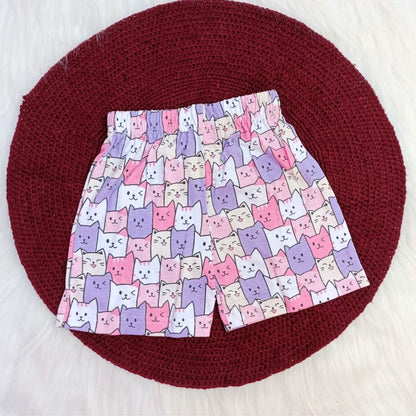 Co-ord set -Pinky cats