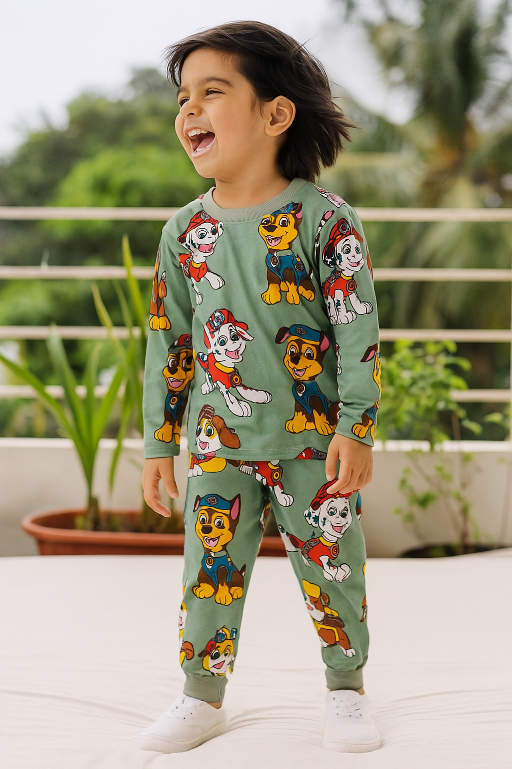 Printed Cotton Pyjama set - Pawstyle