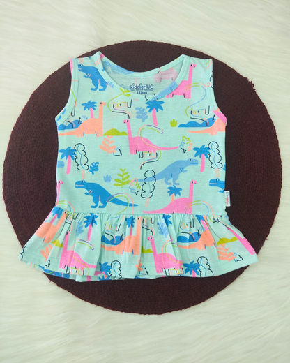 Sleeveless Top & shorts set - Jurassic