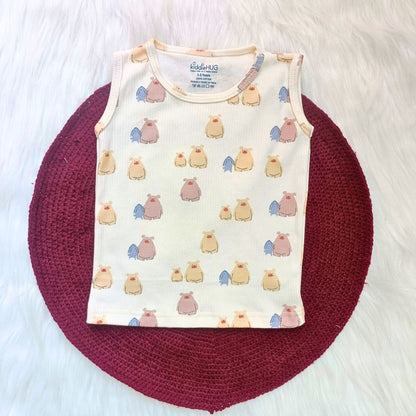 Sleeveless Top & shorts set - Panda