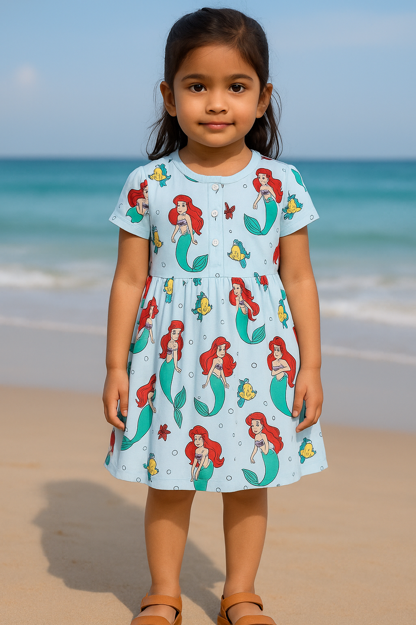 Comfy Frock - Seashell Magic – kiddiehug