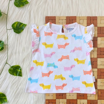 Frill Co-ord set - Doggies