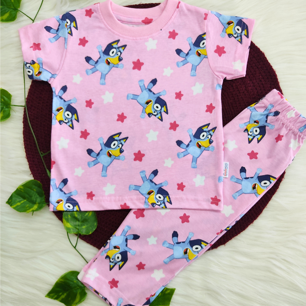 Tee & Pyjama set - Pink Buddy